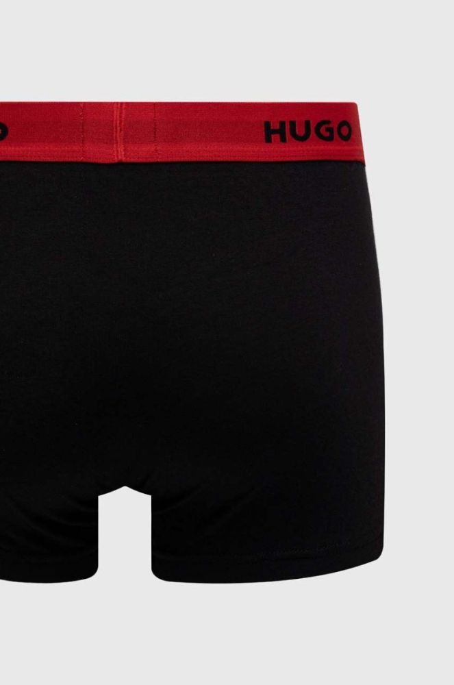 Боксери HUGO 3-pack чоловічі колір чорний (3076529) фото 7
