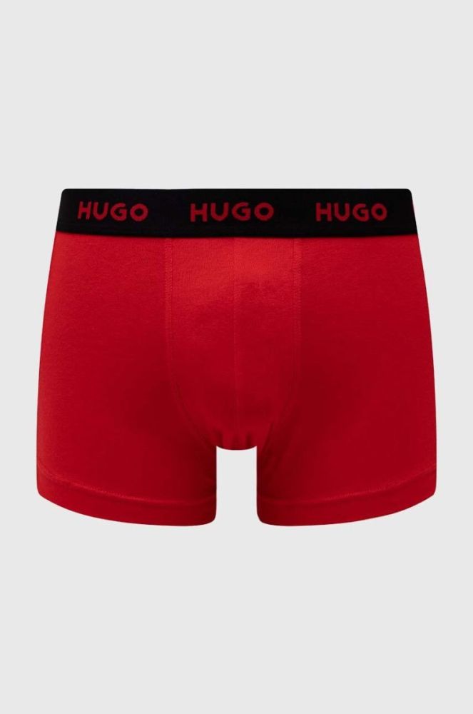 Боксери HUGO 3-pack чоловічі колір чорний (3076539) фото 2