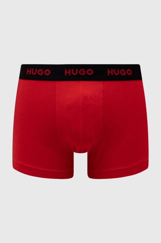 Боксери HUGO 3-pack чоловічі колір чорний (3076539) фото 2