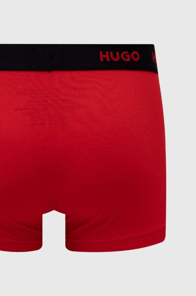 Боксери HUGO 3-pack чоловічі колір чорний (3076539) фото 5