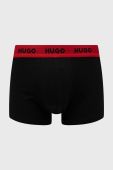 Боксери HUGO (3-pack) чоловічі колір червоний (2485984)