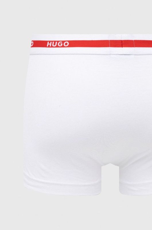 Боксери HUGO 2- pack) чоловічі колір білий фото 2