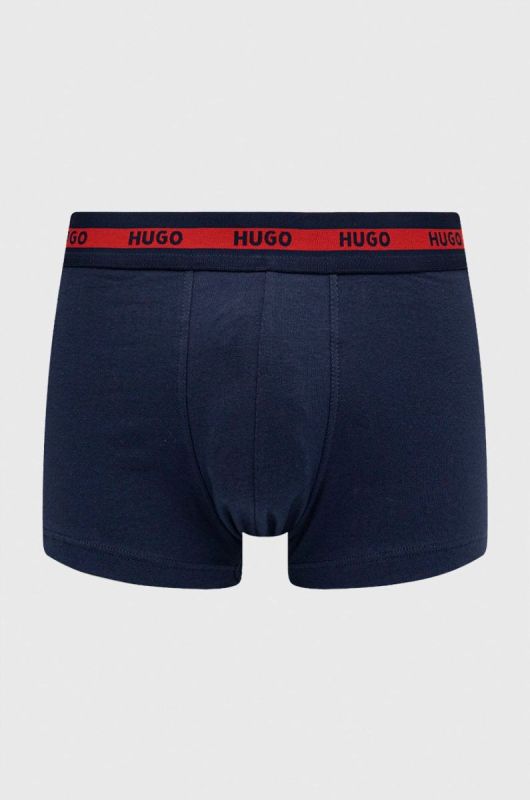 Боксери HUGO 2- pack) чоловічі колір синій фото 2