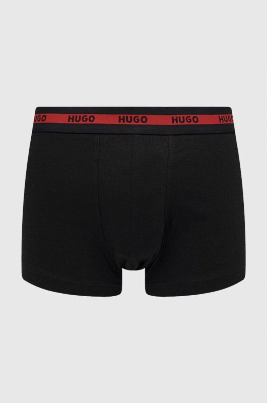 Боксери HUGO 2- pack) чоловічі колір чорний фото 2