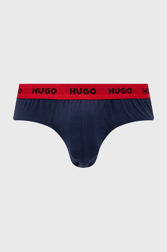 Сліпи HUGO чоловічі колір сірий фото 2