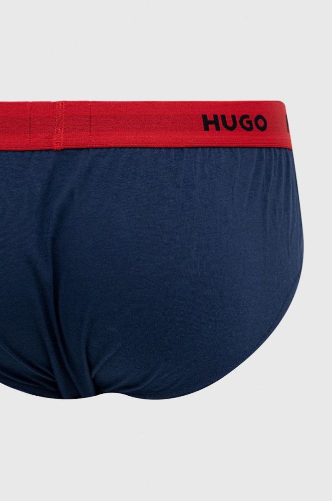 Сліпи HUGO (3-pack) чоловічі колір барвистий фото 4