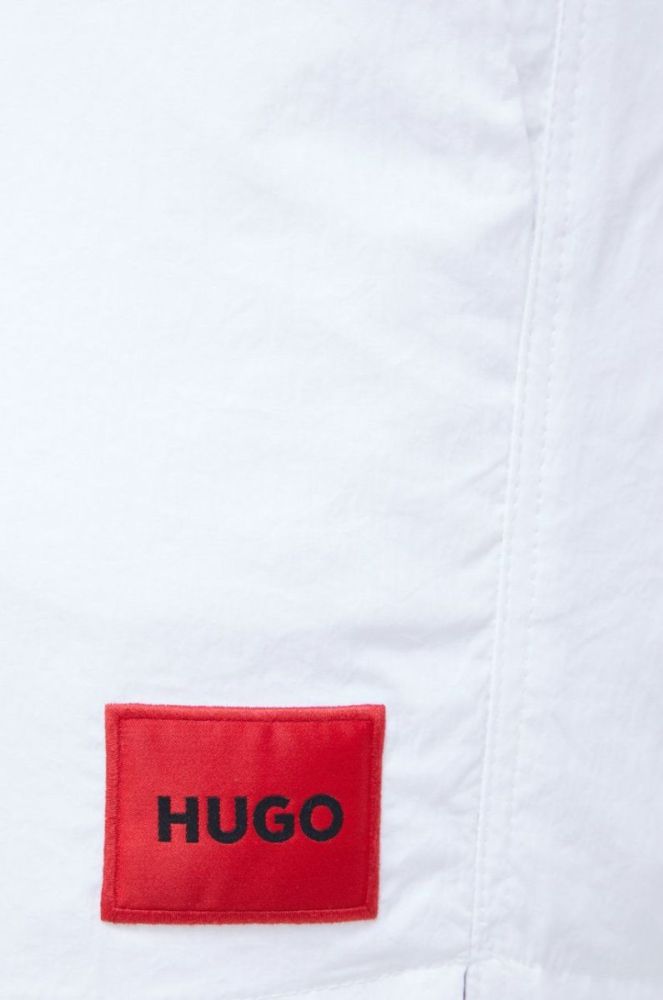 Купальні шорти HUGO колір білий (2440819) фото 4