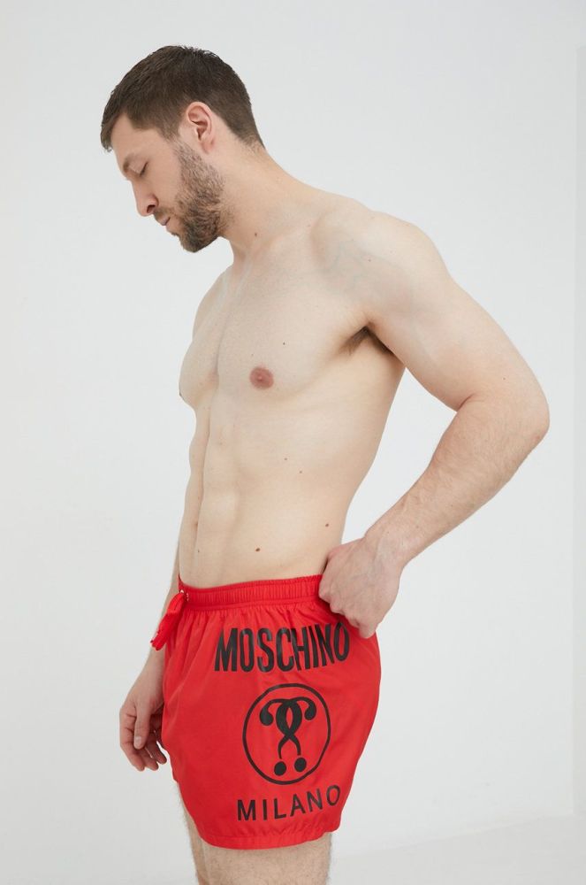Дитячі шорти для плавання Moschino Underwear колір червоний