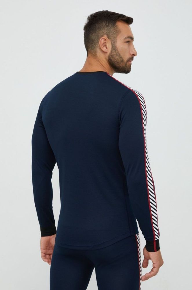 Функціональний лонгслів Helly Hansen колір синій фото 3