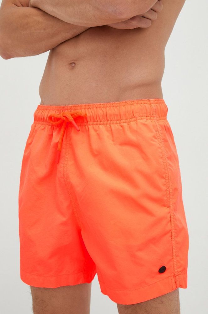 Купальні шорти Superdry колір помаранчевий (2548500)