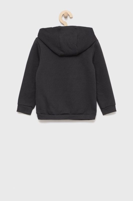 Дитяча кофта adidas Performance H57516 колір чорний однотонна фото 2