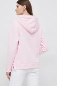 Кофта Tommy Hilfiger жіноча колір рожевий з капюшоном з аплікацією