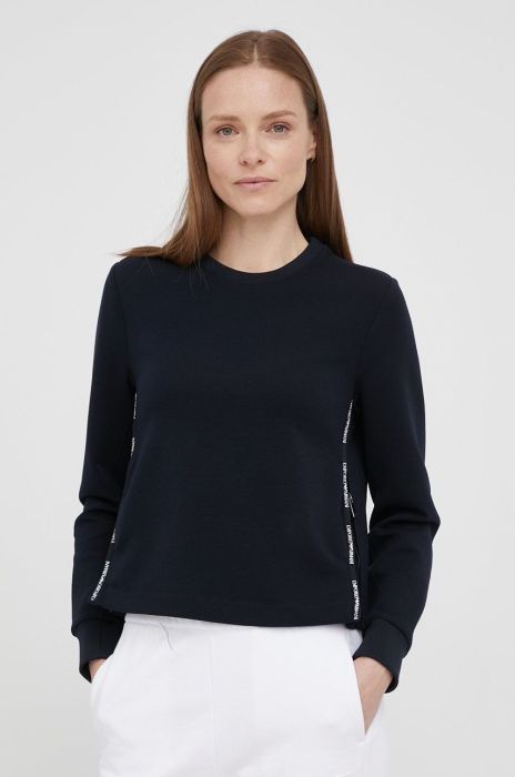 Кофта Emporio Armani жіноча колір синій однотонна (2222711)