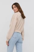 Бавовняна кофта Miss Sixty жіноча колір бежевий з принтом