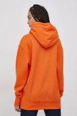 Кофта Superdry жіноча колір помаранчевий з аплікацією