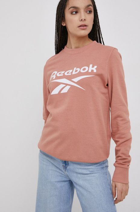 Кофта Reebok HB2301 жіноча колір помаранчевий з принтом HB2301-CANCOR