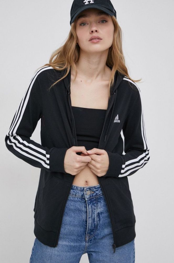 adidas - Кофта GL0798 колір чорний фото 2