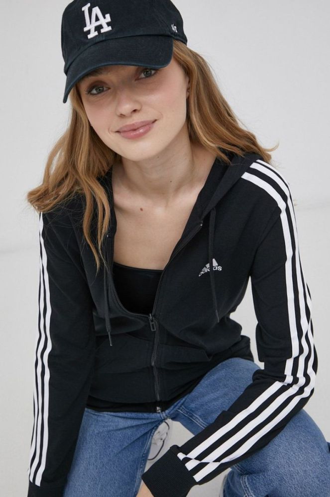 adidas - Кофта GL0798 колір чорний фото 4