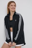 Кофта adidas Originals Adicolor HC2062 жіноча колір чорний з аплікацією HC2062-BLACK