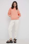 Бавовняна кофта Puma 533583 жіноча колір помаранчевий з аплікацією