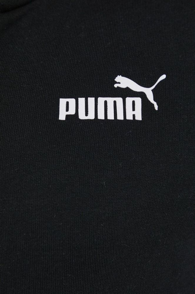 Кофта Puma 586813 жіноча колір чорний з принтом фото 5