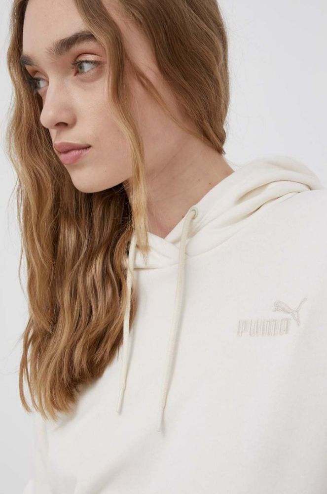 Кофта Puma 848332 жіноча колір білий з аплікацією фото 5
