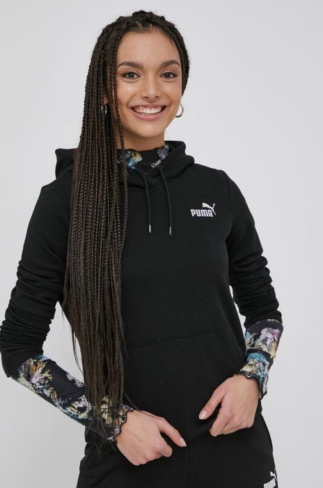 Кофта Puma 848332 жіноча колір чорний з аплікацією