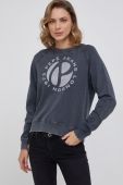 Бавовняна кофта Pepe Jeans Amy жіноча колір сірий з принтом