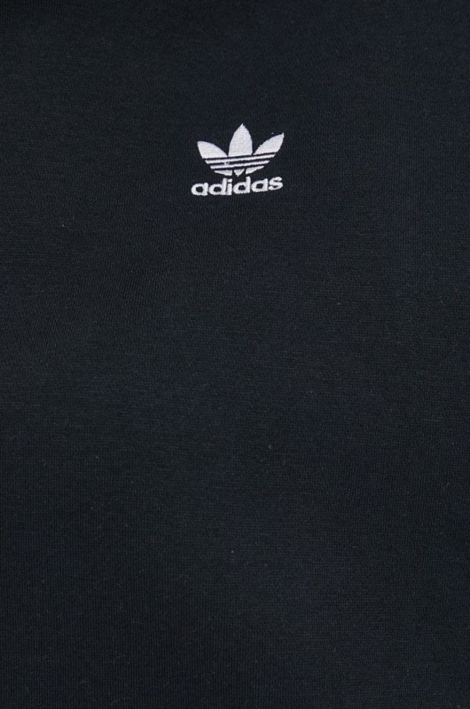 Кофта adidas Originals Adicolor жіноча колір чорний з аплікацією HC2016-BLACK фото 5