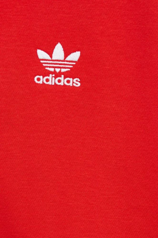 Кофта adidas Originals Adicolor жіноча колір червоний з аплікацією HC2017-VIRED фото 5