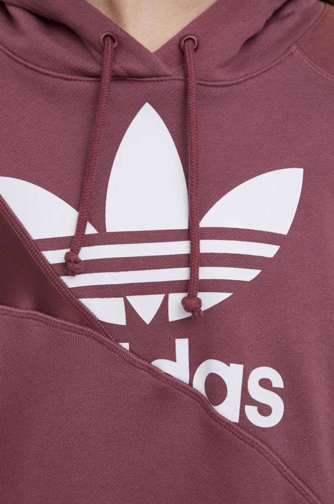 Бавовняна кофта adidas Originals HC7035 жіноча колір рожевий з принтом HC7035-QUICRI фото 5