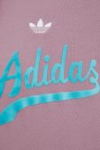 Бавовняна кофта adidas Originals HD9784 жіноча колір рожевий з аплікацією HD9784-MAGM/WHI