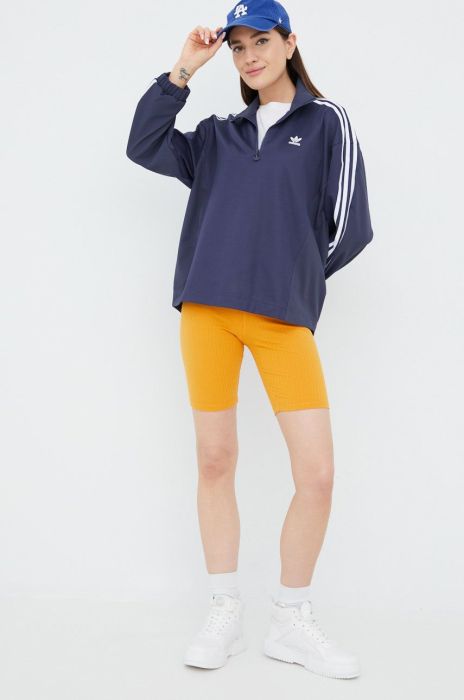 Кофта adidas Originals Adicolor HC4548 жіноча колір фіолетовий з аплікацією