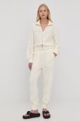 Штани Notes du Nord жіночі колір бежевий однотонні