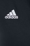 Тренувальна кофта adidas Performance Entrada 22 жіноча колір чорний однотонна