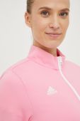 Тренувальна кофта adidas Performance Entrada 22 жіноча колір рожевий однотонна