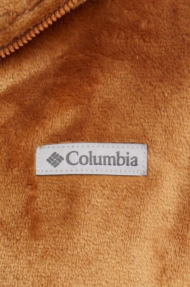 Кофта Columbia Fireside жіноча колір коричневий однотонна фото 5