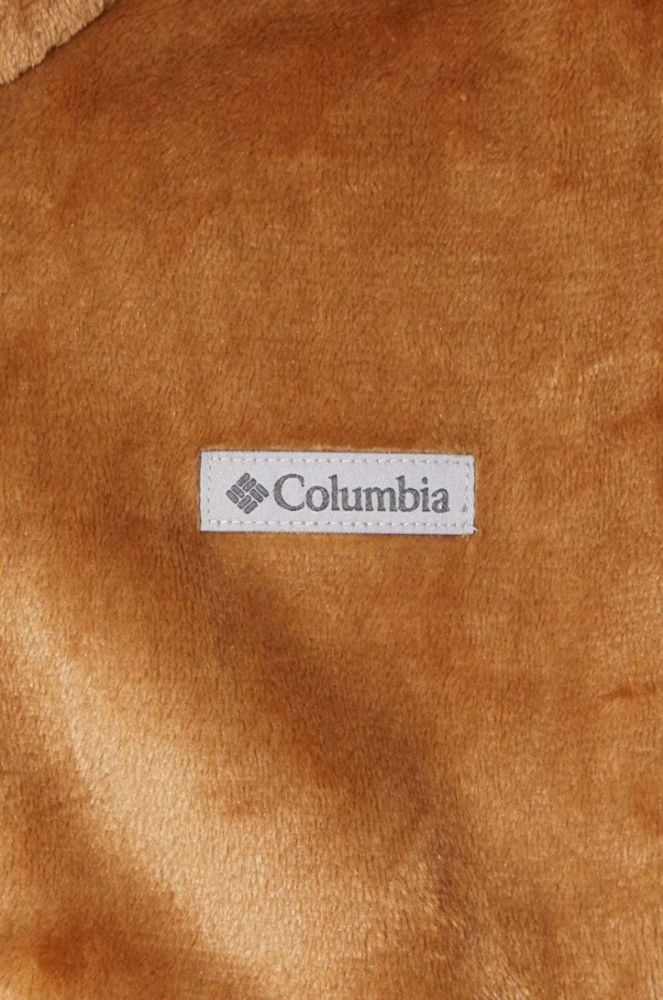 Кофта Columbia Fireside жіноча колір коричневий однотонна фото 6