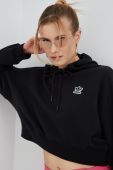 Кофта adidas Originals HT5976 жіноча колір чорний з принтом HT5976-BLACK
