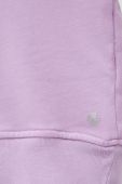 Бавовняна кофта Deha жіноча колір фіолетовий однотонна