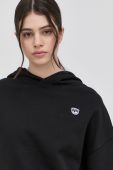 Бавовняна кофта Chiara Ferragni жіноча колір чорний однотонна