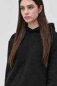 Кофта Karl Lagerfeld жіноча колір чорний з капюшоном однотонна (2029675)