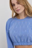 Кофта Elisabetta Franchi жіноча  візерунок колір блакитний
