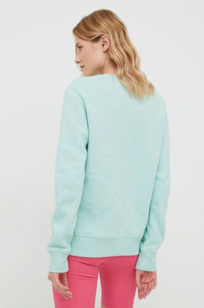 Кофта Superdry жіноча колір зелений меланж фото 3