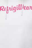 Бавовняна кофта RefrigiWear жіноча колір білий з принтом