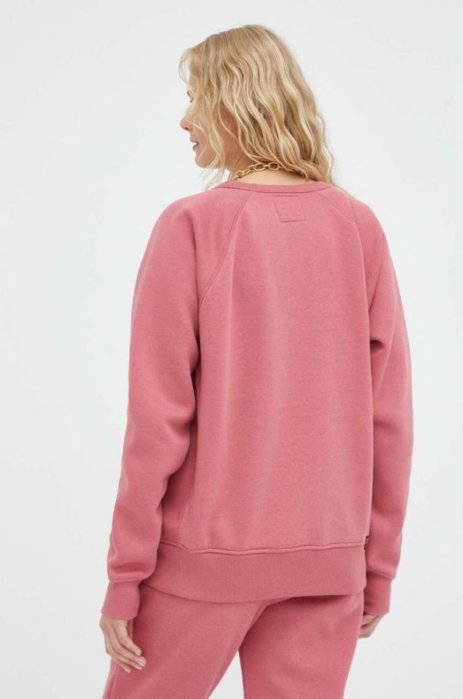 Кофта G-Star Raw жіноча колір рожевий однотонна фото 3