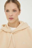 Кофта G-Star Raw жіноча колір бежевий з капюшоном однотонна
