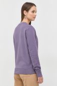 Бавовняна кофта BOSS жіноча колір фіолетовий з принтом (2508466)