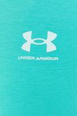 Кофта Under Armour 1369853 жіноча колір зелений з принтом