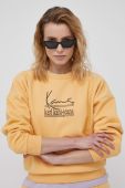 Кофта Karl Kani жіноча колір помаранчевий з аплікацією KW2210181-orange